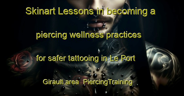 Skinart Lessons in becoming a piercing wellness practices for safer tattooing in Le Port Girault area | PiercingTraining | PiercingClasses | SkinartTraining-France