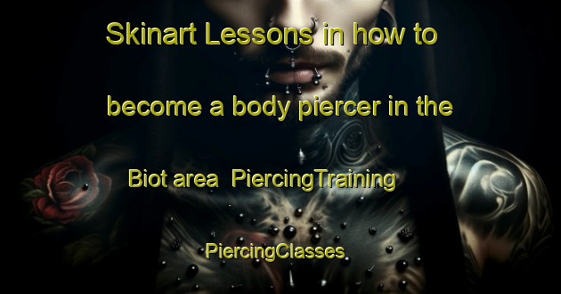 Skinart Lessons in how to become a body piercer in the Biot area | PiercingTraining | PiercingClasses | SkinartTraining-France