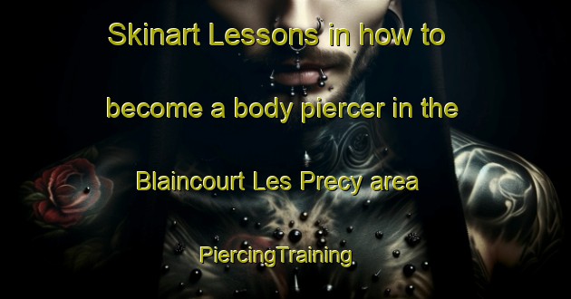 Skinart Lessons in how to become a body piercer in the Blaincourt Les Precy area | PiercingTraining | PiercingClasses | SkinartTraining-France