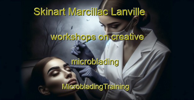 Skinart Marcillac Lanville workshops on creative microblading | #MicrobladingTraining #MicrobladingClasses #SkinartTraining-France