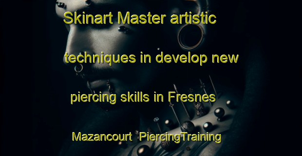 Skinart Master artistic techniques in develop new piercing skills in Fresnes Mazancourt | PiercingTraining | PiercingClasses | SkinartTraining-France