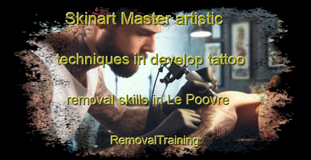 Skinart Master artistic techniques in develop tattoo removal skills in Le Poovre | RemovalTraining | RemovalClasses | SkinartTraining-France