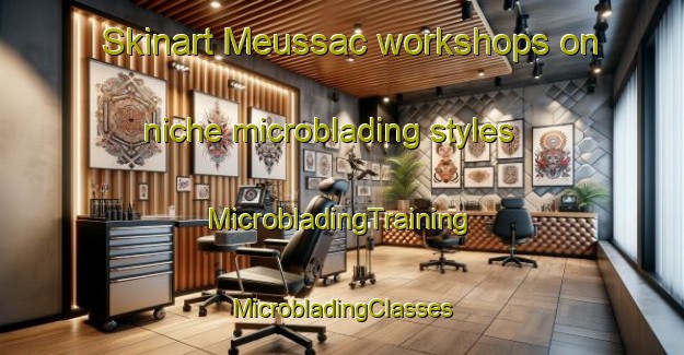 Skinart Meussac workshops on niche microblading styles | #MicrobladingTraining #MicrobladingClasses #SkinartTraining-France