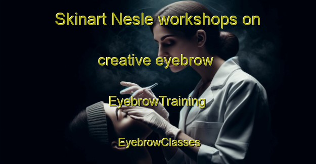 Skinart Nesle workshops on creative eyebrow | EyebrowTraining | EyebrowClasses | SkinartTraining-France