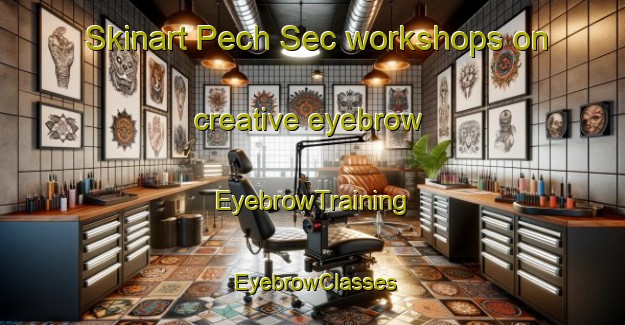 Skinart Pech Sec workshops on creative eyebrow | EyebrowTraining | EyebrowClasses | SkinartTraining-France