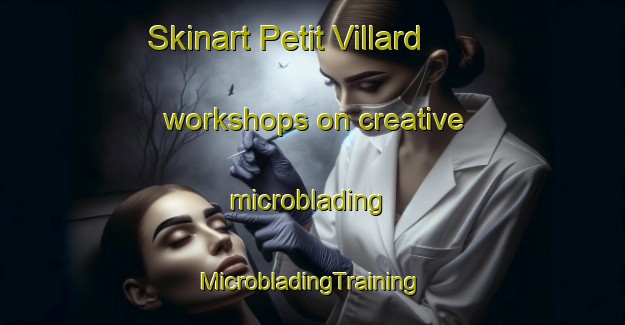 Skinart Petit Villard workshops on creative microblading | #MicrobladingTraining #MicrobladingClasses #SkinartTraining-France