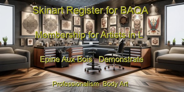Skinart Register for BAQA Membership for Artists in L Epine Aux Bois - Demonstrate Professionalism | Body Art Qualification Authority | BAQA-France