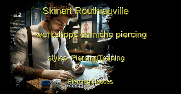 Skinart Routhiauville workshops on niche piercing styles | #PiercingTraining #PiercingClasses #SkinartTraining-France