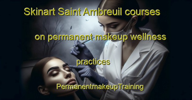 Skinart Saint Ambreuil courses on permanent makeup wellness practices | #PermanentmakeupTraining #PermanentmakeupClasses #SkinartTraining-France