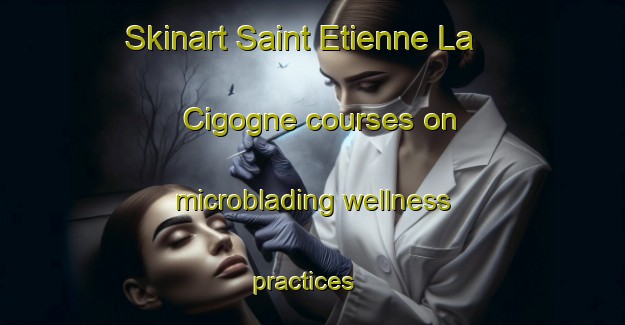 Skinart Saint Etienne La Cigogne courses on microblading wellness practices | #MicrobladingTraining #MicrobladingClasses #SkinartTraining-France