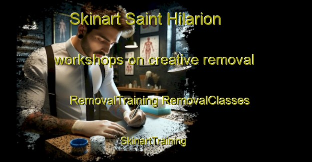 Skinart Saint Hilarion workshops on creative removal | #RemovalTraining #RemovalClasses #SkinartTraining-France