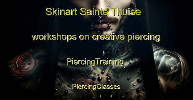 Skinart Sainte Thuise workshops on creative piercing | #PiercingTraining #PiercingClasses #SkinartTraining-France