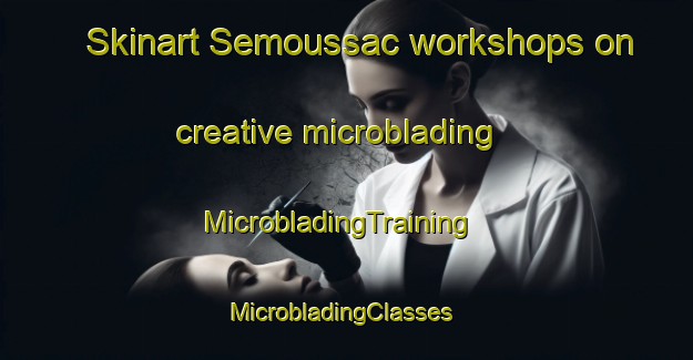 Skinart Semoussac workshops on creative microblading | MicrobladingTraining | MicrobladingClasses | SkinartTraining-France