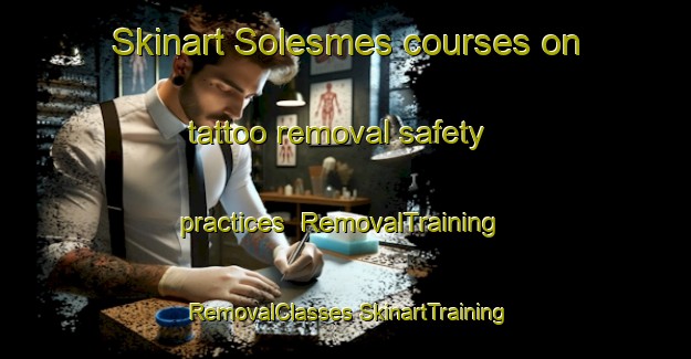 Skinart Solesmes courses on tattoo removal safety practices | #RemovalTraining #RemovalClasses #SkinartTraining-France