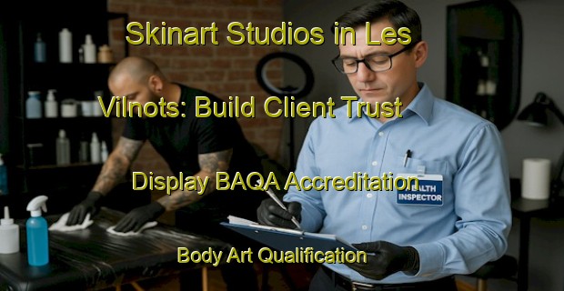 Skinart Studios in Les Vilnots: Build Client Trust - Display BAQA Accreditation | Body Art Qualification Authority | BAQA-France