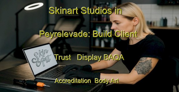 Skinart Studios in Peyrelevade: Build Client Trust - Display BAQA Accreditation | Body Art Qualification Authority | BAQA-France