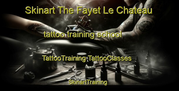 Skinart The Fayet Le Chateau tattoo training school | #TattooTraining #TattooClasses #SkinartTraining-France