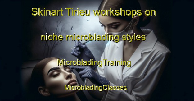 Skinart Tirieu workshops on niche microblading styles | MicrobladingTraining | MicrobladingClasses | SkinartTraining-France