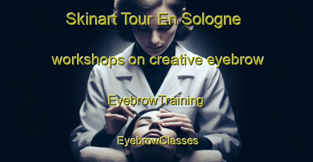 Skinart Tour En Sologne workshops on creative eyebrow | EyebrowTraining | EyebrowClasses | SkinartTraining-France